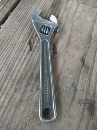 Vintage 4 " Crescent Brand Crestoloy (r) Tools Adjustable Wrench Usa Jamestown Ny