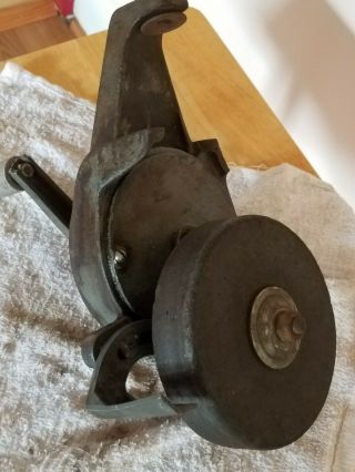 Antique / Vintage Hand Crank Bench Mount Sharpener/ Grinder