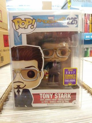 Pop Spider - Man Homecoming Tony Stark 2017 Summer Convention Exclusive Funko