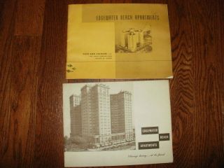 1950 Edgewater Beach Apartments In Chicago Sales Brochures For Cooperative