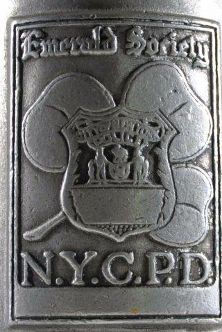 Vintage York City Police Department Emerald Society Mug Wilton Armetale