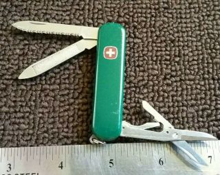 Rare Wenger Serrated Esquire Swiss Army Knife Multi Tool Sak Pocket Knife