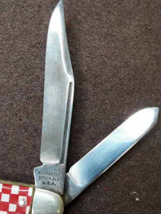 Vintage Purina Kutmaster 3 Blade Pocket Knife Edge 5