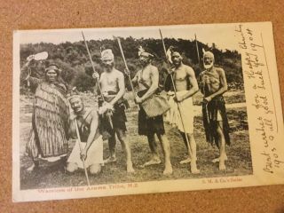 Warriors Of The Arawa Tribe,  Zealand S.  M.  & Co’s Series