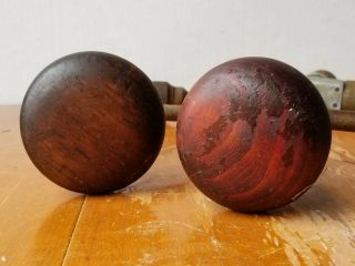 2 Old Antique Hand Crank Drills Wood Handles Industrial Collectible Tools Shop