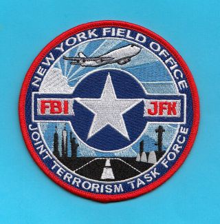 C18 Fboi Jfk Air Ny Jttf Joint Terror Hrt Police Patch Taskforce Fed Hr Atf Ice