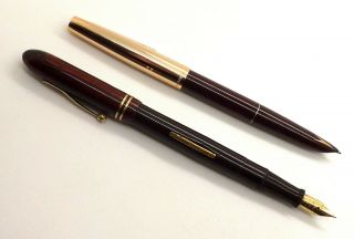 Vintage Fountain Pens Hero And Unmarked Made In Usa