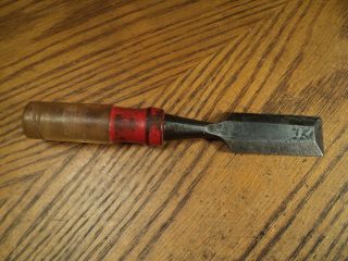 Vintage 1 " Stanley Handyman Wood Chisel Tool - 7 - 3/8 ".