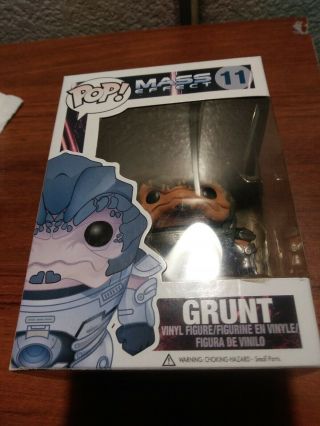 Funko Pop Grunt 11 Mass Effect Vaulted Rare