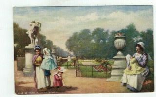 France Antique Tuck Post Card The Tuileries Gardens