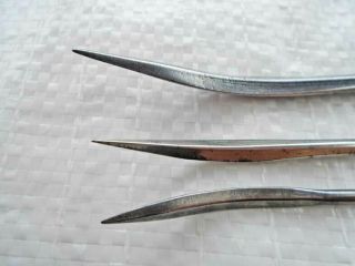 Vintage TRIO Upholstery,  Leatherworking,  Canvas,  Sail Making Eyed Curved Needles 2