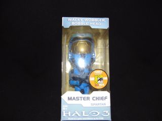 Funko Wacky Wobbler Halo 3 Blue Master Chief Sdcc 2008 Rare