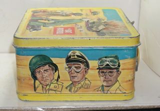 SCARCE 1967 THE RAT PATROL TV SHOW (WWII) METAL LUNCH BOX ALADDIN NO THERMOS 4