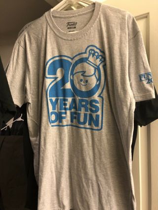 Sdcc 2018 Funko Fundays “20 Years Of Fun” Freddy Exclusive T - Shirt Size Xl