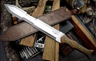 Cfk Ipak Handmade D2 22 " Battle Ready Hybrid Viking Maximus Dagger Sword - Knife