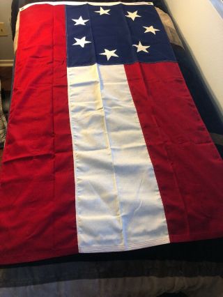 Defiance Rare 7 Star American Flag 34”x61” 100 Cotton Stitched USA Made 5
