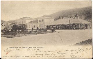 Very Rare Old Postcard - Hotel - Guaruja - Sau Paulo - Brazil 1903