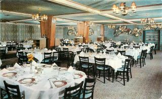 Dexter Fairmont Hotel Interior Lakewood Jersey Peskin Postcard 6483