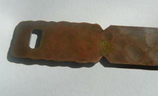 Vintage MISSION Letter Opener HAMMERED Copper Bronze Arts & Crafts MAKERS TAG? 5