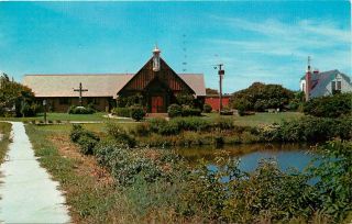 St Marys Star Of The Sea Catholic Church Virginia Beach Va Pm 1968 Postcard