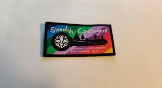 Flag and Patch Badge 24th World Scout Jamboree 2019 Sweden Swedish Contingent 2