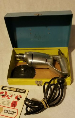 Vintage " Craftsman " 60 " 1/4 " 2250 Rpm.  Mod 315.  7910 Solid Metal Drill " Ex.  Rare