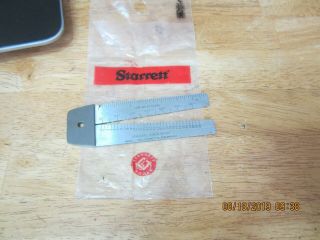 Vintage Starrett Wire & Screw Gauge No.  227