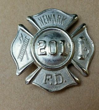 Newark Nj Fire Department Breast Badge 201