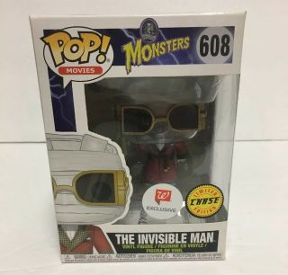 Funko Pop Universal Monsters The Invisible Man Walgreens Exclusive Chase 608