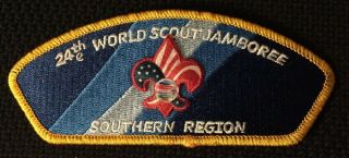 2019 24th World Scout Jamboree Csp Usa Contingent Southern Region Patch States