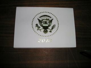 White House President Barack Obama Christmas Card 2013