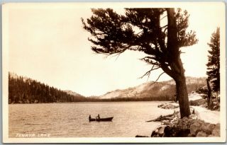 Rppc Real Photo Postcard Tanaya Lake,  Yosemite National Park,  California