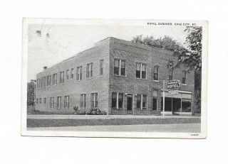 Cave City Ky Hotel Gardner Real Photo 1931 White Border Postcard Curt Teich & Co