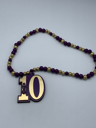 Omega Psi Phi - Beaded Line Number Tiki Necklace 10