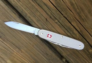 Victorinox Swiss Army Pioneer Knife Silver Alox Deep Carry Clip No Keyring 4
