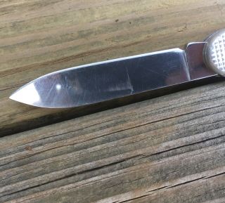 Victorinox Swiss Army Pioneer Knife Silver Alox Deep Carry Clip No Keyring 8
