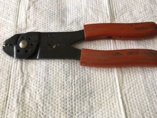 Vintage Vaco No.  1900 Wire Strippers Crimpers Cutters