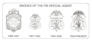 FBI Special Agent ' s Son Wallet w/Antique Mini Badge (from MCO Quantico) 2
