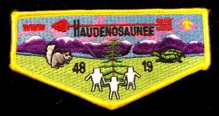 Merged Oa Haudenosaunee Lodge 19 Twin Rivers Ny 48 364 Patch Ff S1 First Flap