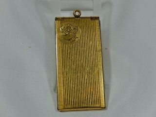 Antique Marathon Bpoe Elks Lodge Rolled Gold Stamp Holder Pocket Watch Fob