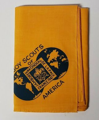 Boy Scouts Of America - 1947 Jamboree France - Neckerchief