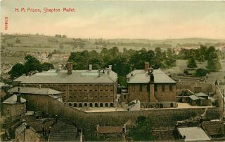 H.  M.  Prison,  Shepton Mallet Uk Divided Back Postcard