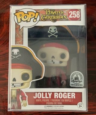 Pop Disney Parks Pirates Of The Caribbean Jolly Roger 258 W/pop Protector