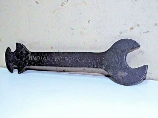 Vintage Indian Motorcycle Open End Wrench Says Indian Motorcycle Right On It