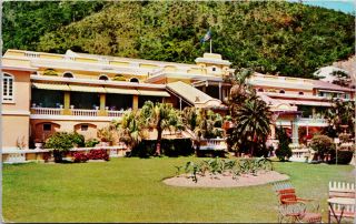 Repulse Bay Hotel Hong Kong China C1960 Vintage Postcard F10