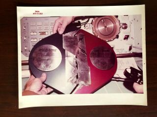 Official 1975 Nasa Numbered Photograph - - Apollo Soyuz Test Project Astp - Rare