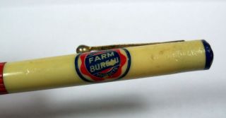 Vintage Mechanical Pencil - FARM BUREAU Motor Oil Grease Gasoline Kerosene Tires 2