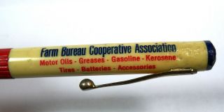 Vintage Mechanical Pencil - FARM BUREAU Motor Oil Grease Gasoline Kerosene Tires 3