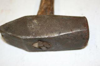 Vintage Blacksmith Cross Peen Hammer - 2 Lb.  12 Oz - 14 Inches 2