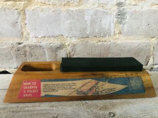 Vintage W.  R.  Case And Sons Cutlery Co.  Sharpening Stone Store Display Rare